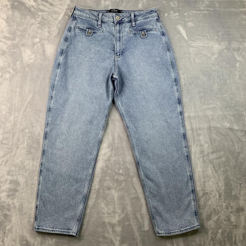 Hollister Ultra High‎ Rise Mom Jean Women's Size 11R W30xL27 Blue